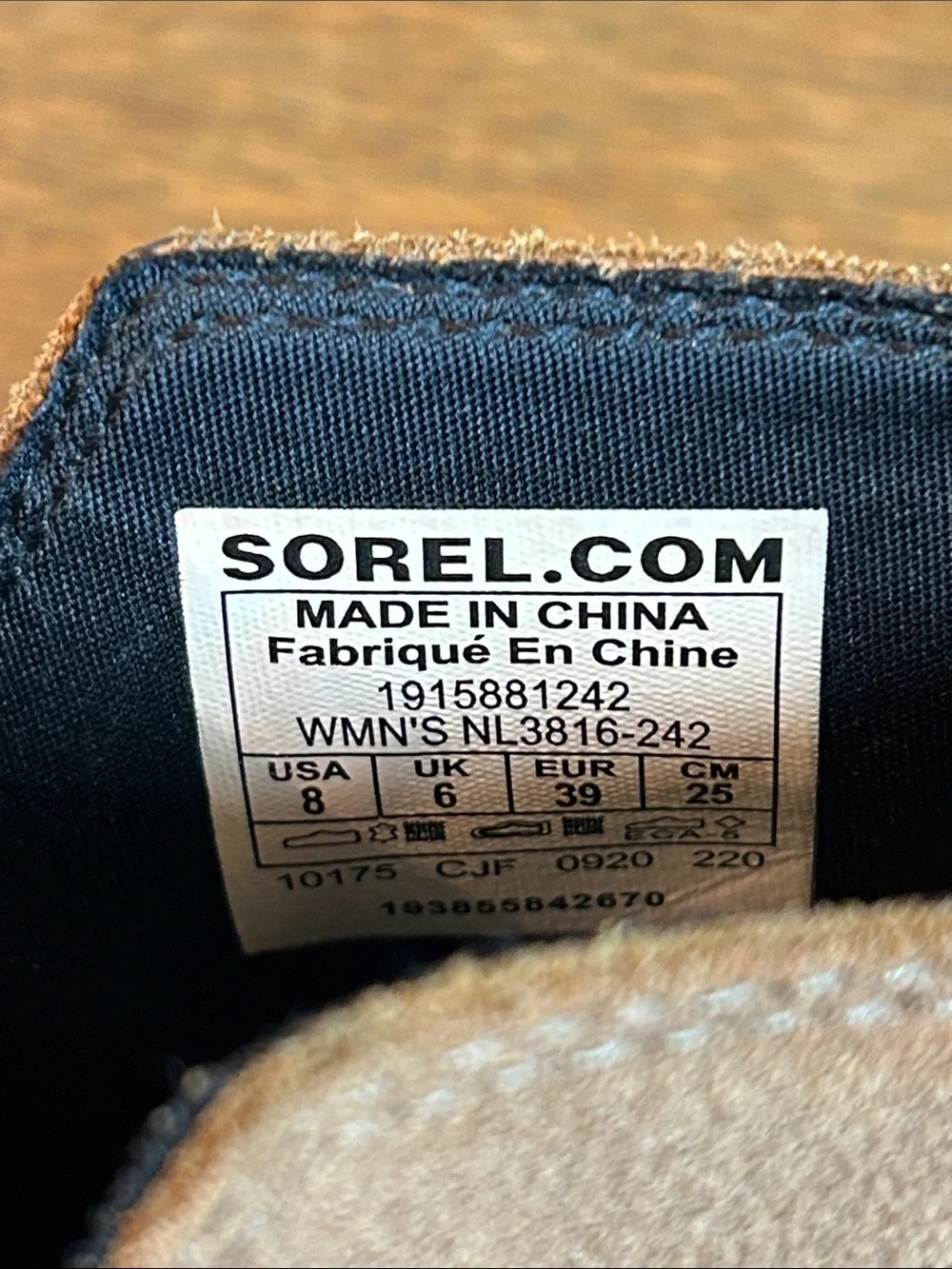 Sorel Evie Pull on Wedge Ankle Boots Women's Size 8 US Brown Leather & Suede